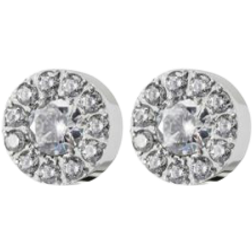 Edblad Thassos Studs - Silver/Transparent