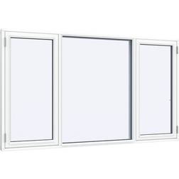 Sparvinduer SH0308 Træ Sidehængt vindue Vindue med 2-lags glas 170x120cm