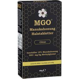 MGO Manukahonung Halstabletter Citron 300 60g 60g