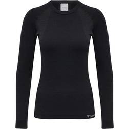 Hummel Clea Seamless Long Sleeve T-shirt Women - Black Melange