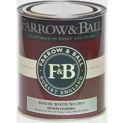 Farrow & Ball Estate No.2012 Metal Paint, Wood Paint House White 0.75L