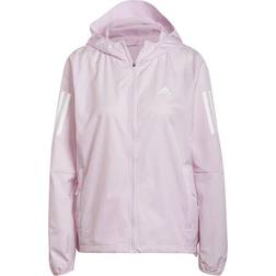 Adidas Own The Run Hooded Running Windbreaker Women - Almost Pink