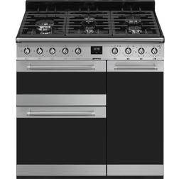 Smeg SY93-1 Black, Stainless Steel