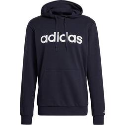 adidas Essentials French Terry Linear Logo Hoodie - Legend Ink/White