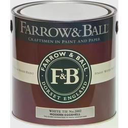 Farrow & Ball Modern No.2002 Metallfärg, Träfärg White Tie 2.5L