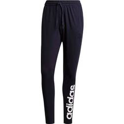 adidas Esssentials Single Jersey Tapered Elastic Cuff Logo Pants - Legend Ink