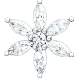 Thomas Sabo Charm Club Flower Ear Stud - Silver/Transparent