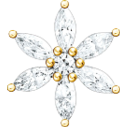 Thomas Sabo Charm Club Flower Ear Stud - Gold/Transparent