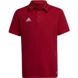 adidas Junior Entrada 22 Polo Shirt - Team Power Red (H57495)