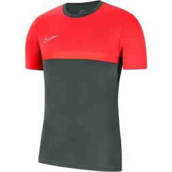 Nike Dri-FIT Academy Pro SS T-shirt Men - Anthracite/Bright Crimson/White