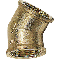 Sanha PURAFIT vinkel 1/2'' muffe/muffe. 45° Siliciumbronze. Blyfri
