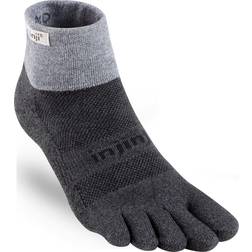 injinji Trail Midweight Mini Crew Socks Unisex - Granite