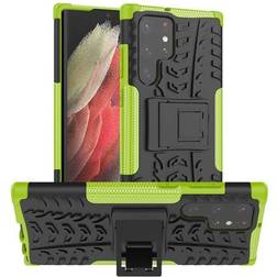 CaseOnline Shockproof Cover with Stand for Galaxy S22 Ultra