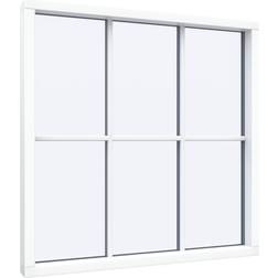 Sparvinduer FK0106 Træ Fast vindue Vindue med 2-lags glas 120x90cm