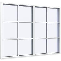 Sparvinduer FK0212 Træ Fast vindue Vindue med 2-lags glas 180x120cm