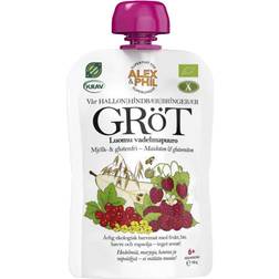 Alex & Phil Gröt med Hallon Röda Vinbär 6M 100 g 100g