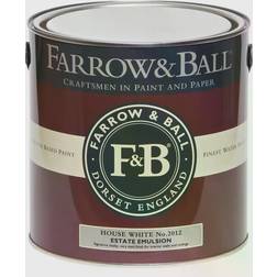 Farrow & Ball Estate No.2012 Peinture Plafond, Peinture Murale Blanc 2.5L