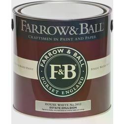 Farrow & Ball Estate No.2012 Wall Paint, Ceiling Paint House White 2.5L