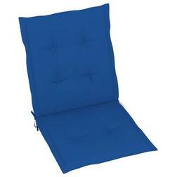 vidaXL 4-pack Coussin de chaise Bleu (100x50cm)