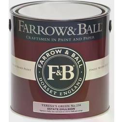 Farrow & Ball Estate No.236 Wall Paint, Ceiling Paint Teresa's Green 2.5L