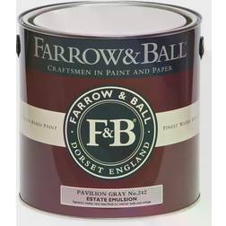 Farrow & Ball Estate No.242 Pittura per Soffitti, Pittura per Pareti Grigio 2.5L