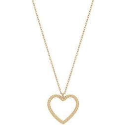 Edblad Rope Heart Necklace M - Gold