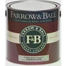 Farrow & Ball Modern No.2012 Peinture Plafond, Peinture Murale Blanc 2.5L