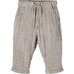 Name It Solle Striped Trousers - Brown Lentil (13200166)