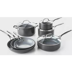 GreenPan Valencia Pro Cookware Set with lid 11 Parts