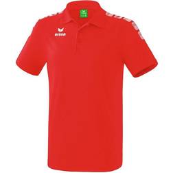 Erima Essential 5-C Polo Shirt - Red/White