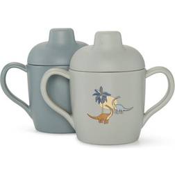 Konges Sløjd Sippy Cup 2-pack Dino