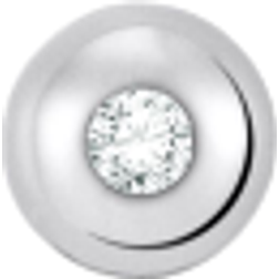 Thomas Sabo Charm Club Single Ear Stud - Silver/Transparent