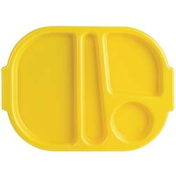 Olympia Kristallon Compartment Food Large Serveringsbricka