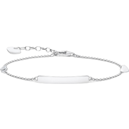 Thomas Sabo Heart with Infinity Bracelet - Silver/Transparent