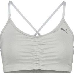 Puma Low Impact Studio Training Bra - Light Gray Heather