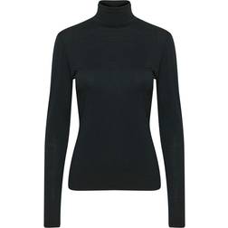 Gestuz Sivida Wool Rollneck Noos Sweater - Black