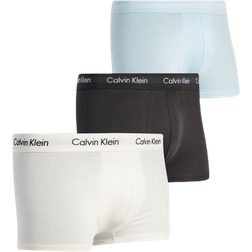 Calvin Klein Low Rise Boxer 3-pack - Rain Dance/Black/Ivory