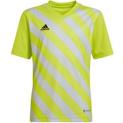 Adidas Kid's Entrada 22 Graphic Jersey - Team Semi Sol Yellow/Team Light Grey