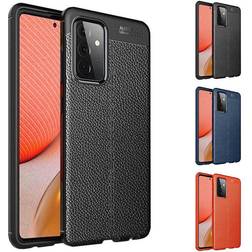 CaseOnline Leather Patterned TPU Cover for Galaxy A72