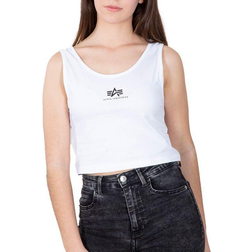 Alpha Industries Basic SL Crop-Tank Women - White