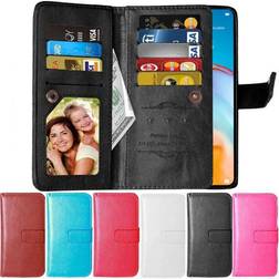 CaseOnline DoubleFlip Zipper 9-Card Case for Huawei P40 Pro