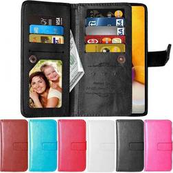 CaseOnline DoubleFlip Zipper 9-Card Case for Galaxy A72