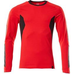 Mascot Accelerate Long Sleeved T-shirt - Traffic Red/Black