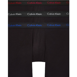 Calvin Klein Cotton Stretch Boxer Briefs 3-pack - B-Cobalt/Rebellious/Dusty Sailor LG