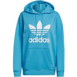 Adidas Women Originals Adicolor Trefoil Hoodie - App Sky Rush