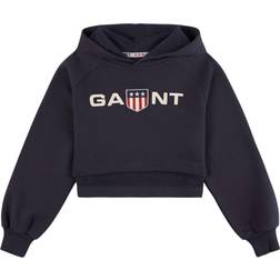 Gant Teen Girl's Collection Retro Shield Hoodie - Evening Blue (606917-433)
