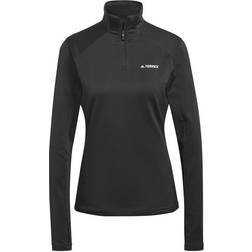 adidas Terrex Everyhike Half-Zip Fleece Jacket Women - Black