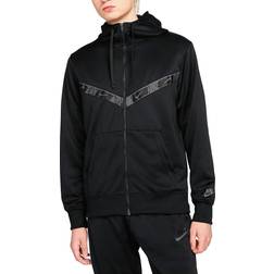 NIKE Sportswear Full-Zip Hoodie Men - Black/Black/Iron Grey