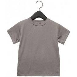 Canvas Kid's Crew Neck T-shirt - Asphalt