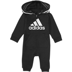 Adidas Infant Badge of Sport 3-Stripes Coverall - Black (AM1038-001)